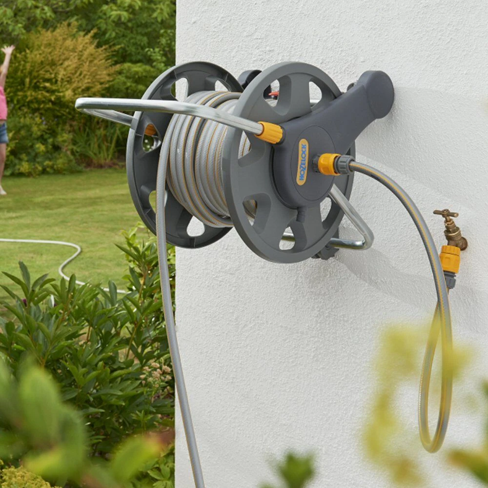Hozelock 2-in-1 Assembled Empty Hose Reel Hozelock 2-in-1 Assembled Empty Hose Reel -Best Gardening Store 5010646046473 2