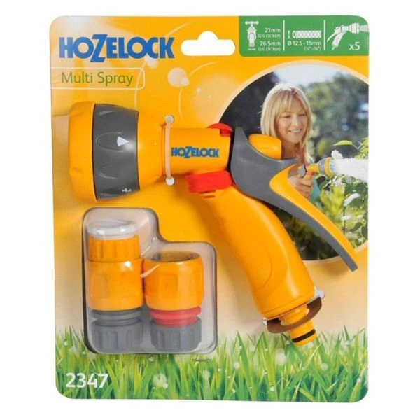 Hozelock Multi Spray Plus Gun & Fittings Hozelock Multi Spray Plus Gun & Fittings -Best Gardening Store 5010646051101
