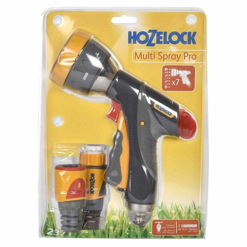 Hozelock Multi Spray Pro Gun with Fittings Hozelock Multi Spray Pro Gun With Fittings -Best Gardening Store 5010646059169