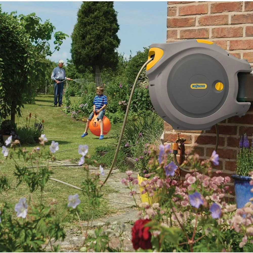 Hozelock Auto Reel with 40m Hose Hozelock Auto Reel With 40m Hose -Best Gardening Store 5010646061568 2