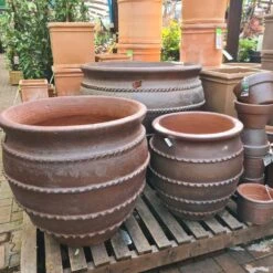 Woodlodge 70cm Kilburn Natural Clay Glazed Pot 2 Woodlodge 70cm Kilburn Natural Clay Glazed Pot -Best Gardening Store 5021346484649 3