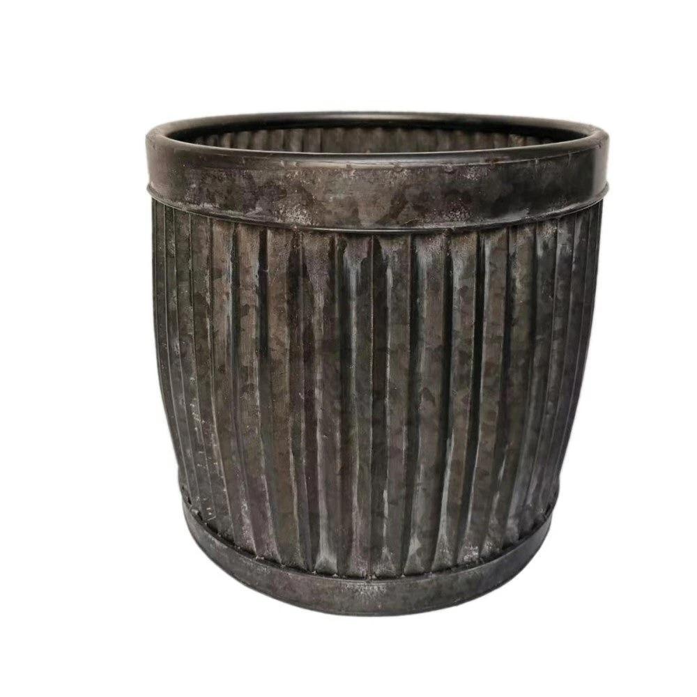 Woodlodge 30cm Rustic Pewter Churn Planter Woodlodge 30cm Rustic Pewter Churn Planter -Best Gardening Store 5021346490541 913d0660 2965 415e 9c53 1723de223ee3