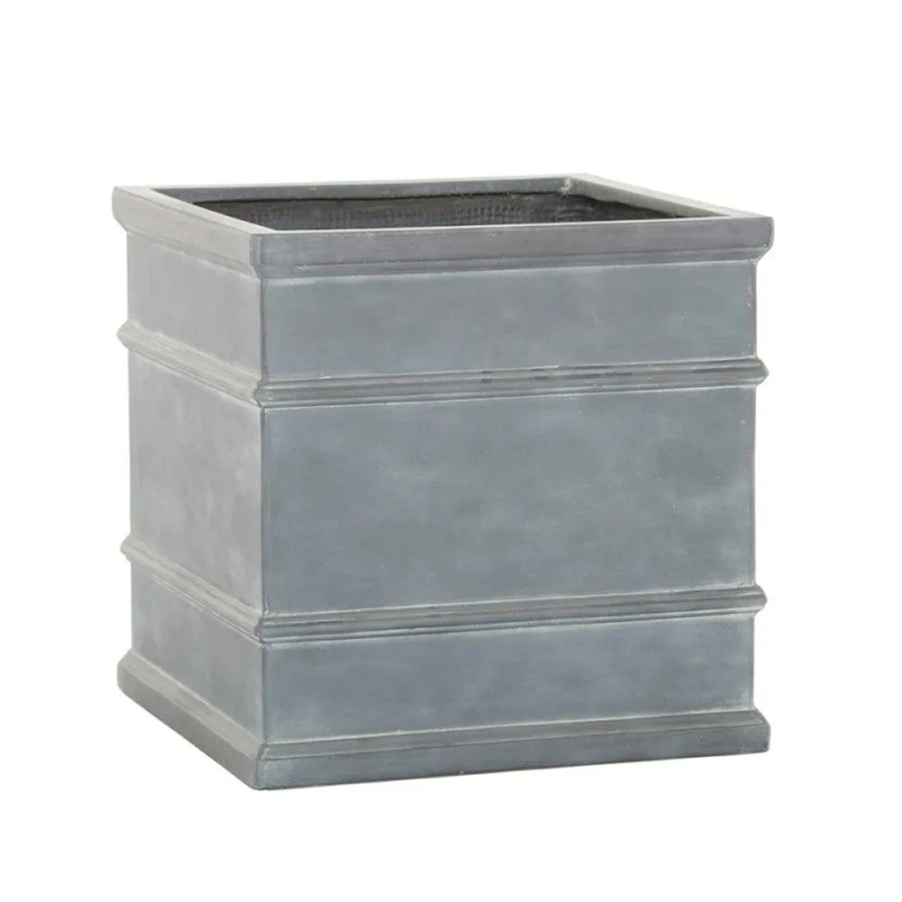 Woodlodge 32cm Grey Wotton Square Pot Woodlodge 32cm Grey Wotton Square Pot -Best Gardening Store 5021346503029