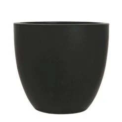 Woodlodge 52cm Black Polylite Egg Planter