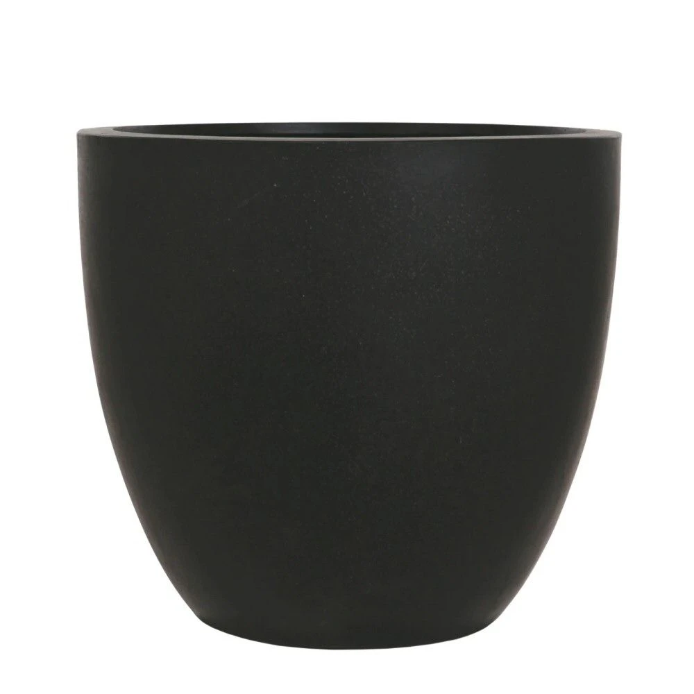 Woodlodge 52cm Black Polylite Egg Planter Woodlodge 52cm Black Polylite Egg Planter -Best Gardening Store 5021346503999