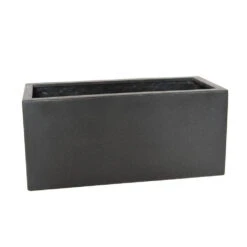 Best Gardening Store 18 Woodlodge 40cm Black Polylite Trough Planter