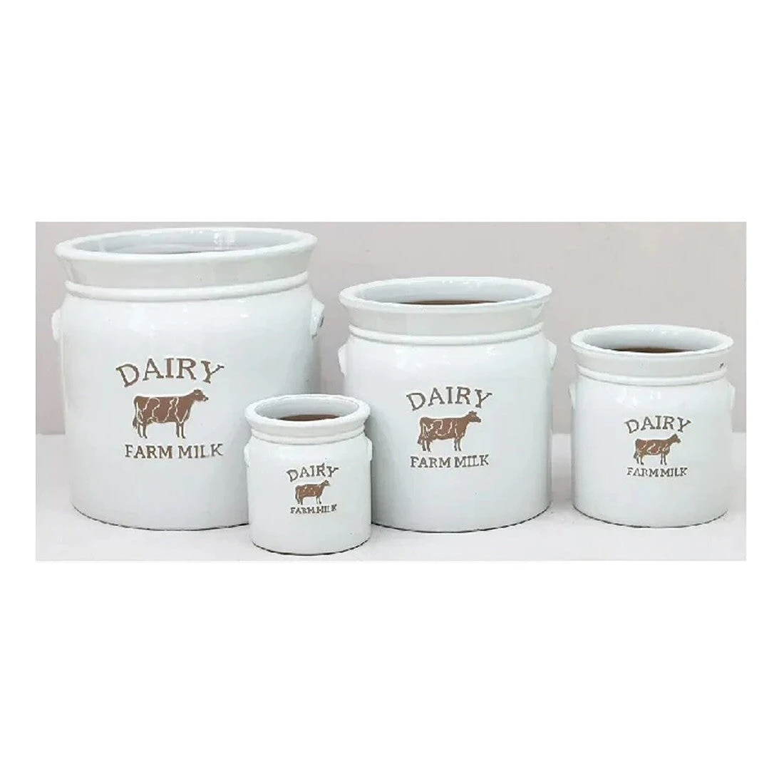Woodlodge 23cm White Wash Dairy Milk Churn Pot Woodlodge 23cm White Wash Dairy Milk Churn Pot -Best Gardening Store 5021346525946 2 622129f9 7e53 436e b87b 900d60bd252d