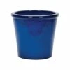 APTA 26cm Blue Saigon Glazed Cone Planter
