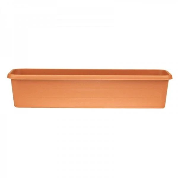 Stewarts 100cm Terracotta Plastic Garden Trough Stewarts 100cm Terracotta Plastic Garden Trough -Best Gardening Store 5022938066342