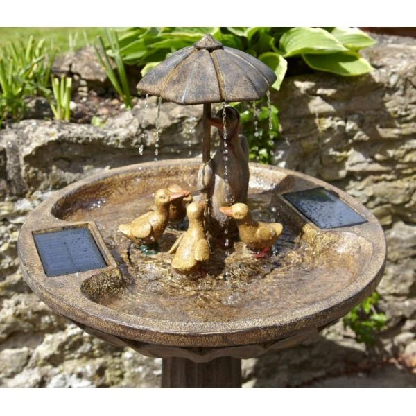 Smart Solar 84cm Duck Family Solar Water Feature Smart Solar 84cm Duck Family Solar Water Feature -Best Gardening Store 5050642000543
