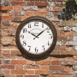Outside In 23" Cheltenham Wall Clock 2 Outside In 23" Cheltenham Wall Clock -Best Gardening Store 5050642006286 2
