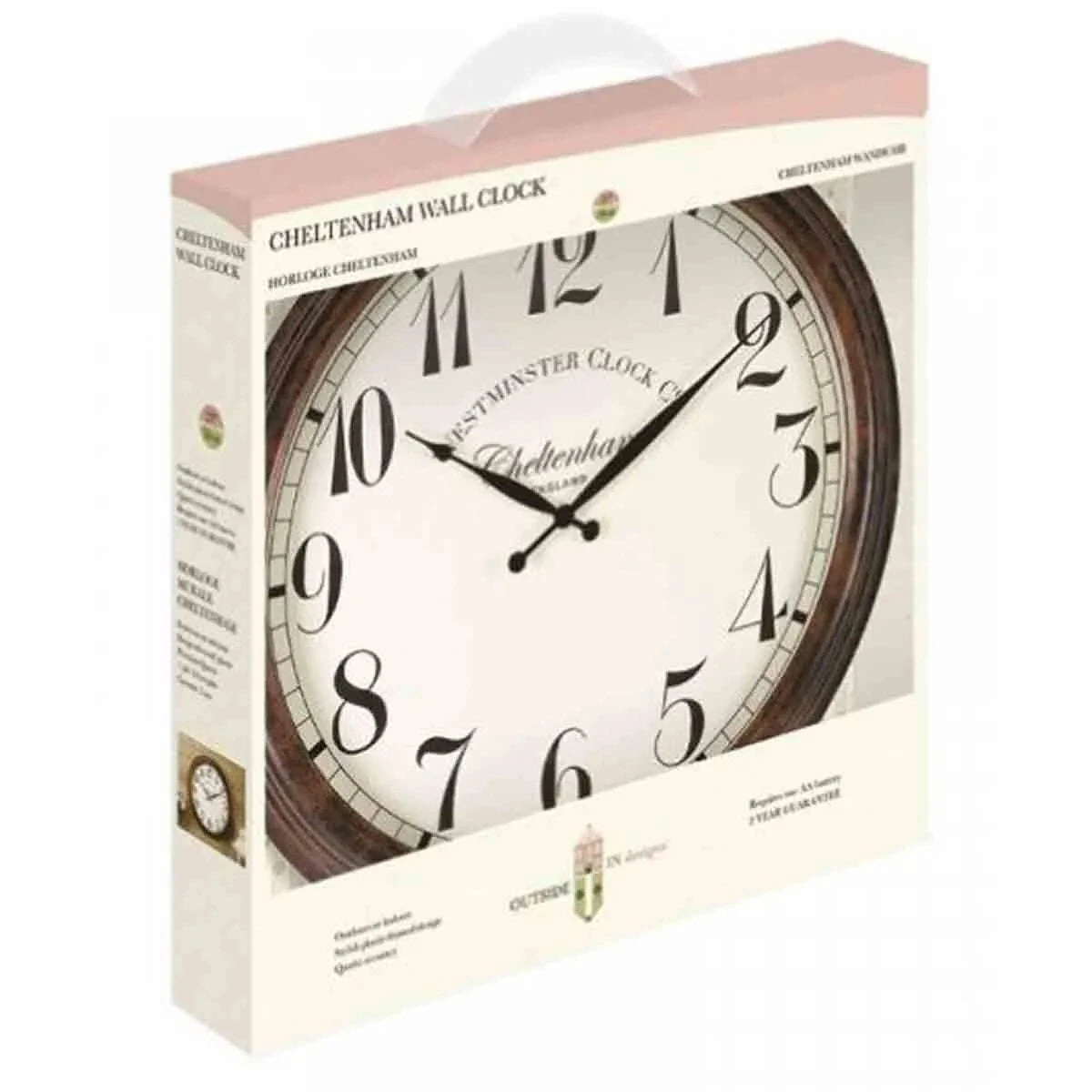 Outside In 23" Cheltenham Wall Clock Outside In 23" Cheltenham Wall Clock -Best Gardening Store 5050642006286 5fecd287 0abd 452b 974f c374cbeed725