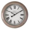 Outside In 12" Grey Biarritz Clock