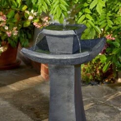Smart Solar 72cm Pagoda Water Solar Feature -Best Gardening Store 5050642019873 4