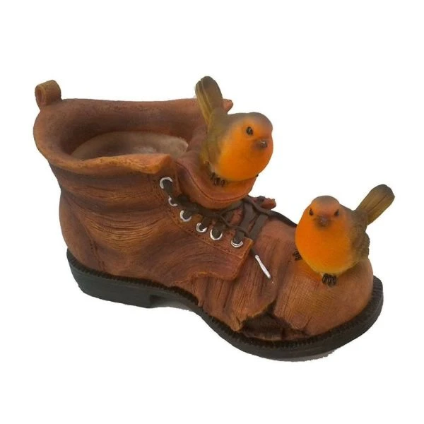 Vivid Arts 22cm Robins On Boot - BS-BT01-D Vivid Arts 22cm Robins On Boot - BS-BT01-D -Best Gardening Store 5055195004512 c84e6f2c a8dd 4a7b a9dd f6e2753e45e8