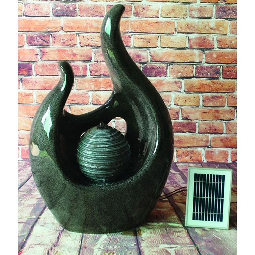 Bermuda 70cm Abstract Swan Solar Powered Water Feature Bermuda 70cm Abstract Swan Solar Powered Water Feature -Best Gardening Store 5060512213157