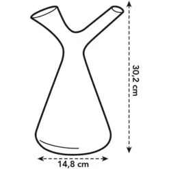 Elho 1.7 Litre Warm Grey Plunge Watering Can -Best Gardening Store 8711904302726 3