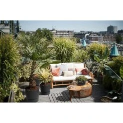 Elho 30cm Living Black Greenville Round Planter 4 Elho 30cm Living Black Greenville Round Planter -Best Gardening Store 8711904332358 5