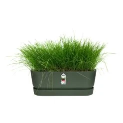 Elho 70cm Living Concrete Greenville Trough Long -Best Gardening Store 8711904357764 4