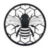 Fallen Fruits 60cm Round Bee Metal Wall Art